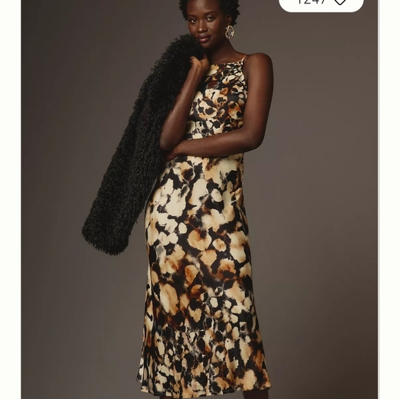 New Anthropologie Conditions Apply Midi Dress Small - Picture 2 of 12